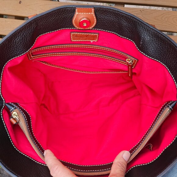 DOONEY & BOURKE Pebble Leather Grain Tammy Tote EUC - Picture 15 of 15